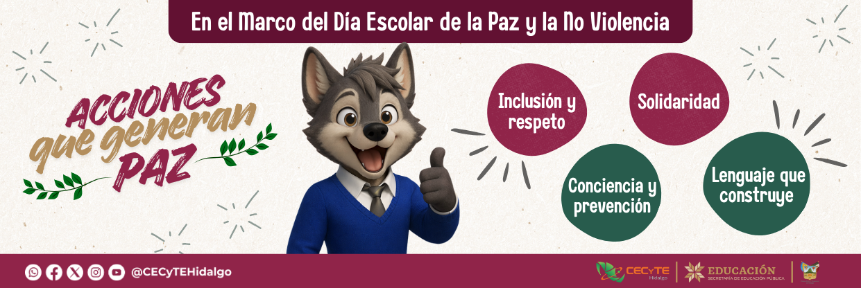 Dia escolar de la paz y la no violencia cecyteh